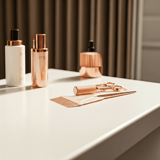 Luxurious mobile salon atmosphere